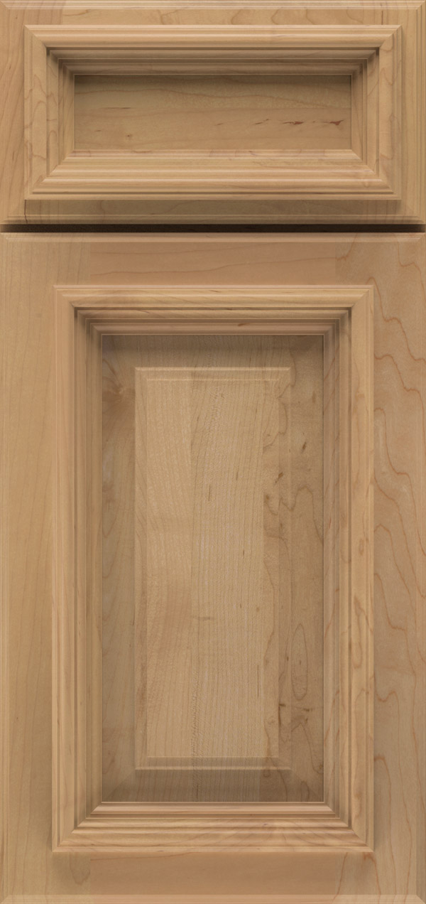 kentwood cabinet door style in maple wood with desert finish