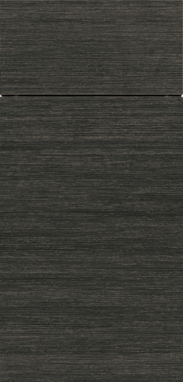 Nash slab laminate cabinet door in Peregrine